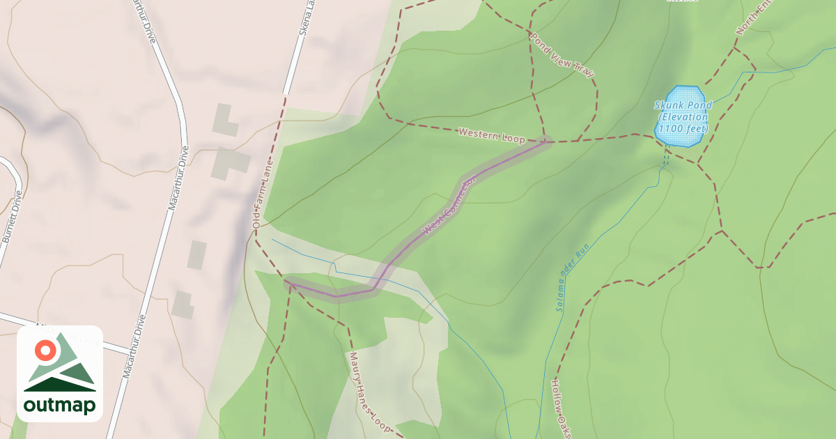 Map of West Connector