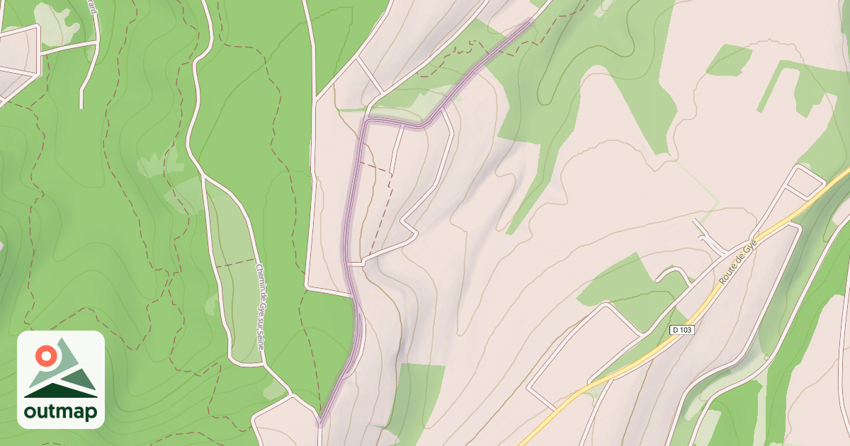Map of Chemin de corroy