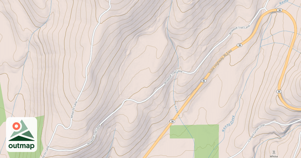 Map of MARTIN CREEK