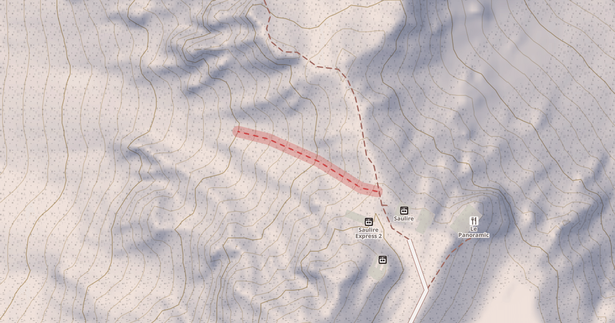Map preview of Couloir Tournier