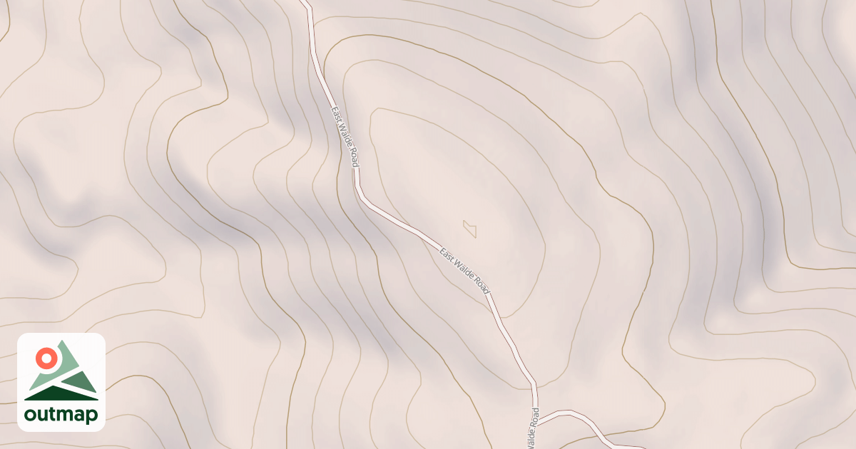 Map of EAST WALDE