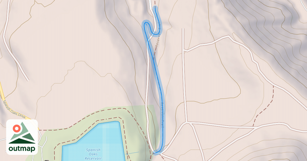Map of Reservoir Trail