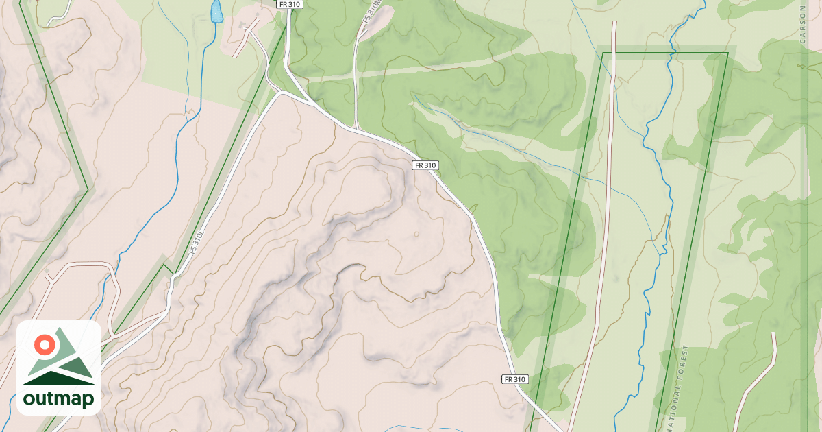 Map of AMERICAN MESA
