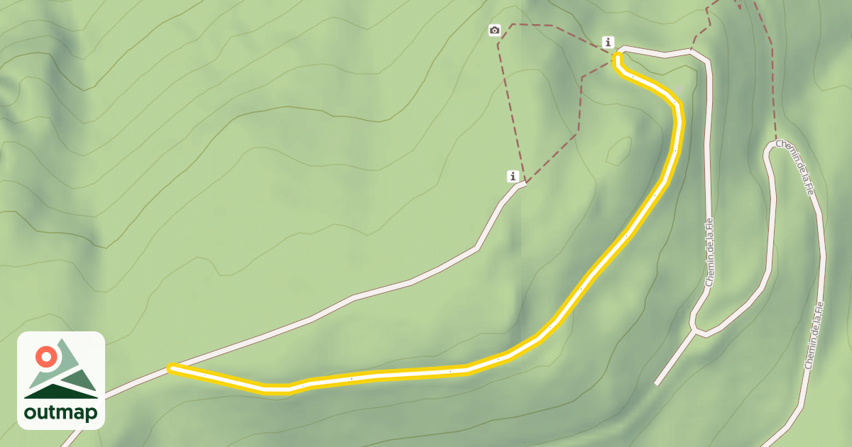 Map of Chemin de la Fie