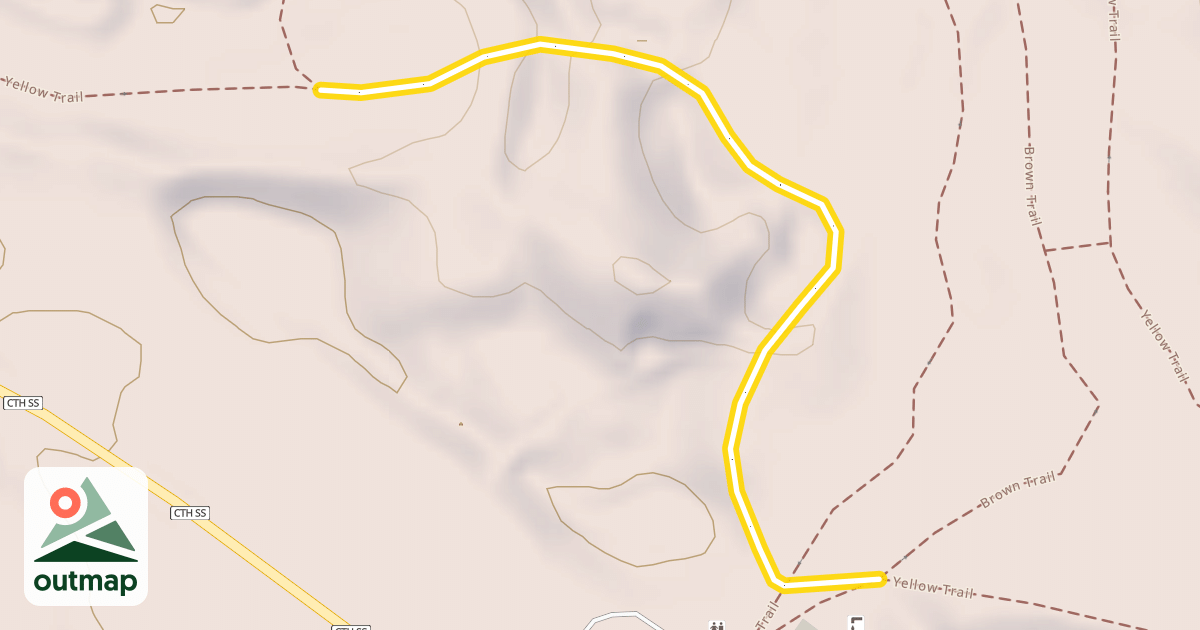 Map of Yellow Trail