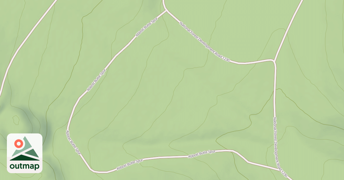 Map of ABBOT BUTTE SPR.