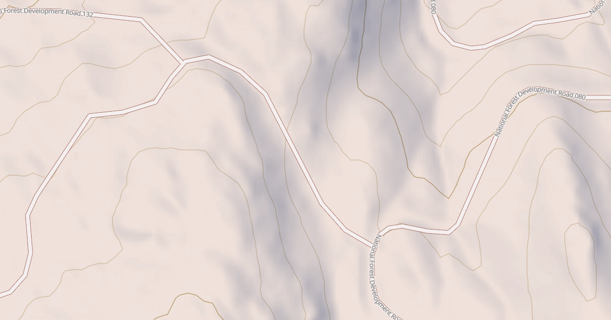 Map preview of USFS Motor Vehicle Use Map Roads {9FD7EF90-9B1E-460D-BE03-B78A623F0659}