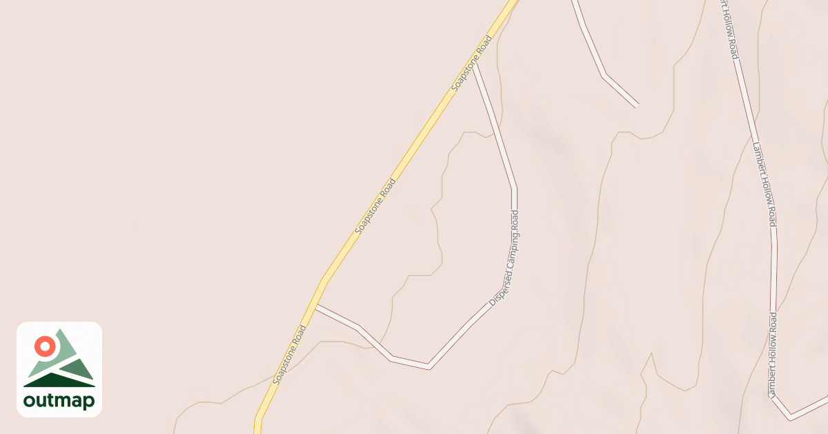 Map of DISPERSED CAMPING