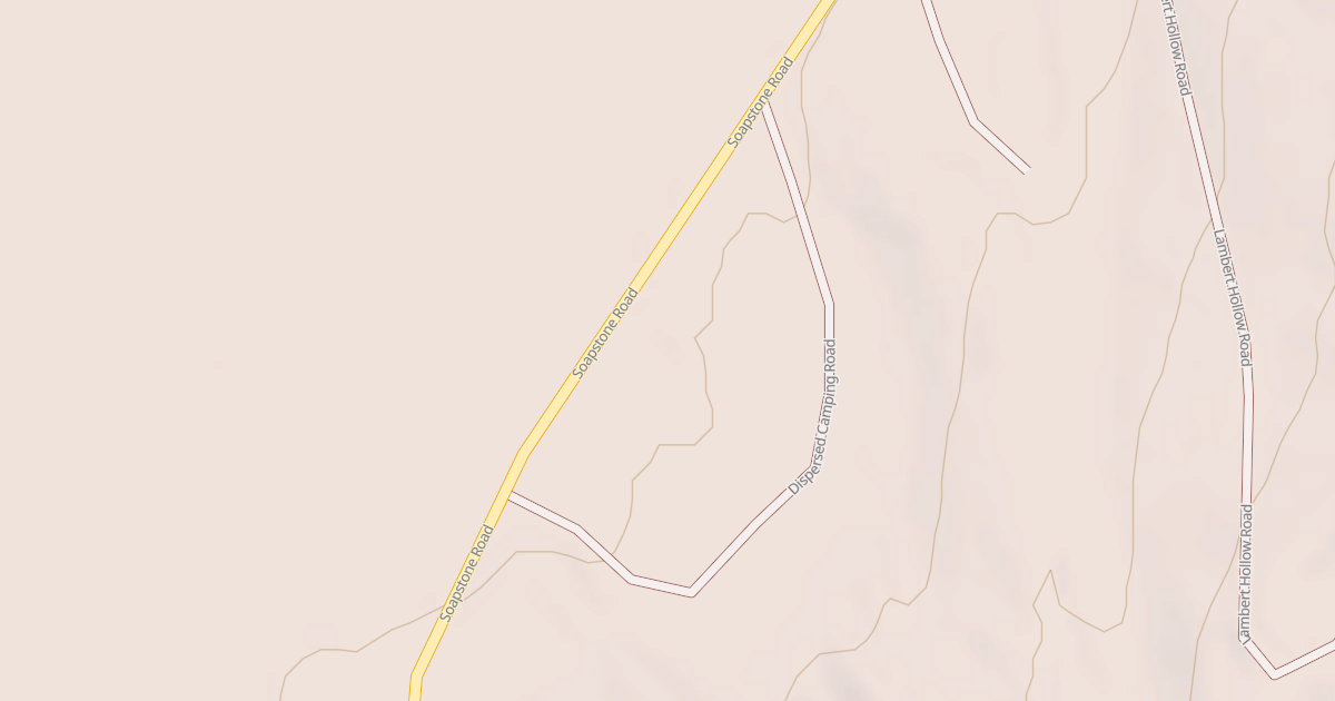 Map preview of DISPERSED CAMPING