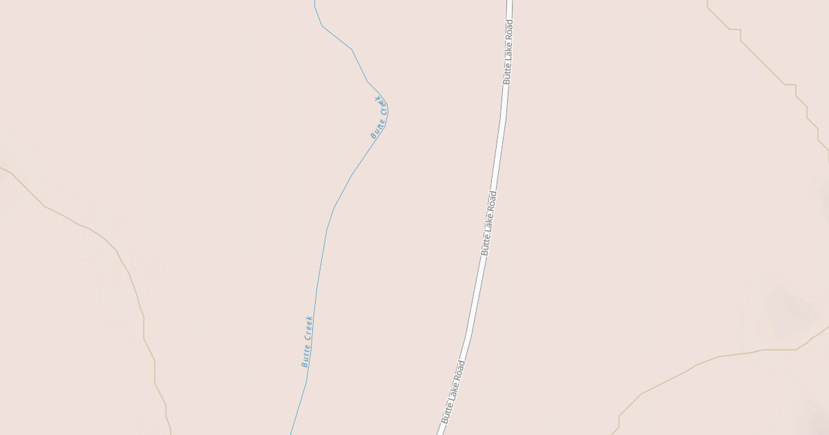 Map preview of BUTTE WATER SOURCE