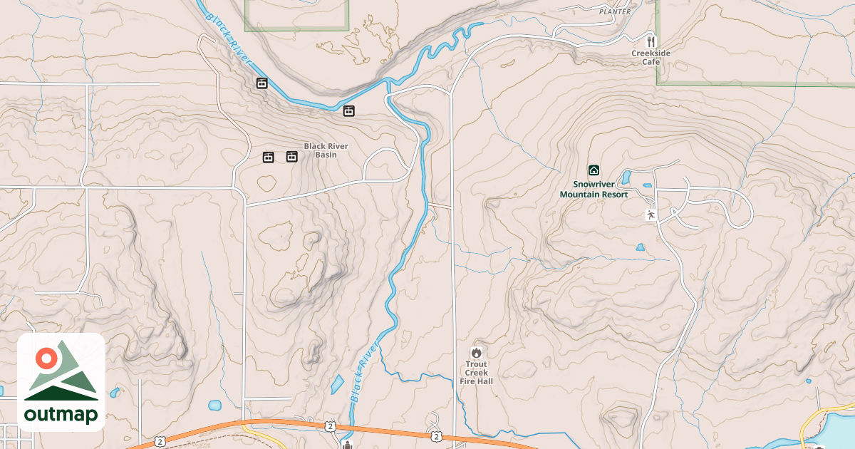 Map of BERGLAND SNOWMOBILE #11 N