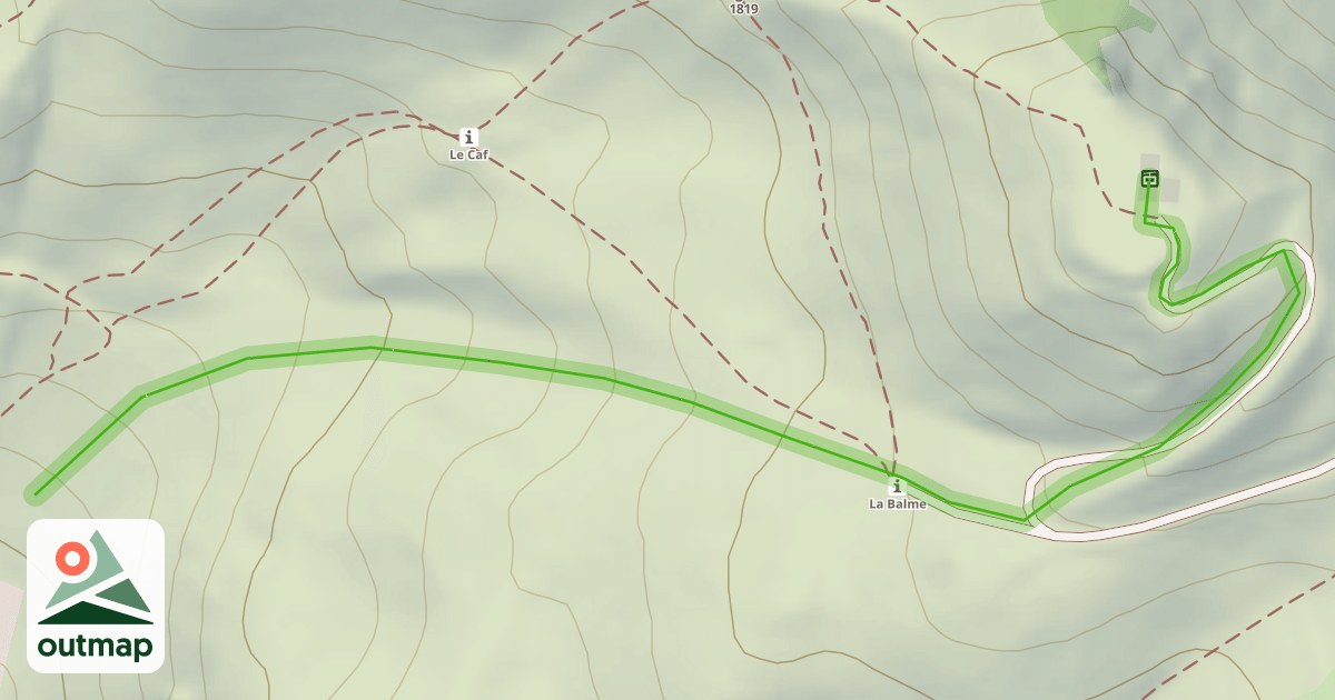 Map of Col de Balme