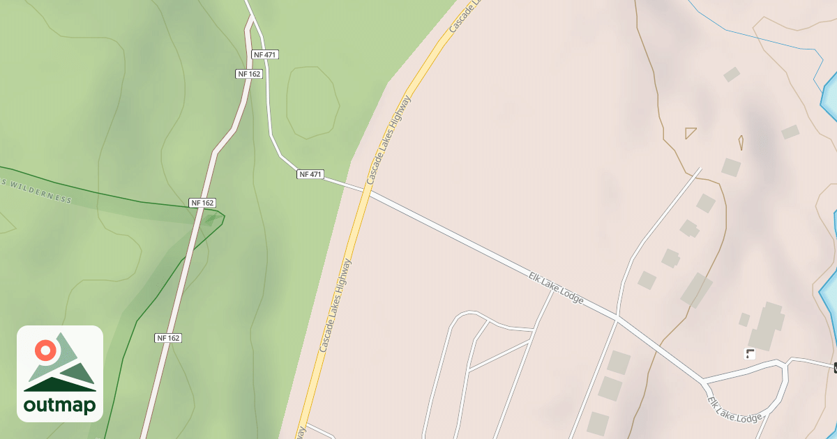 Map of ELK LAKE LODGE