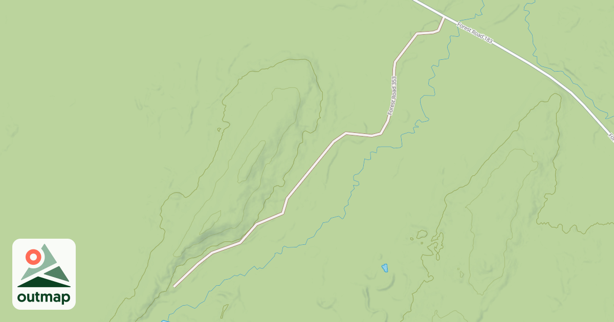 Map of FR 353N