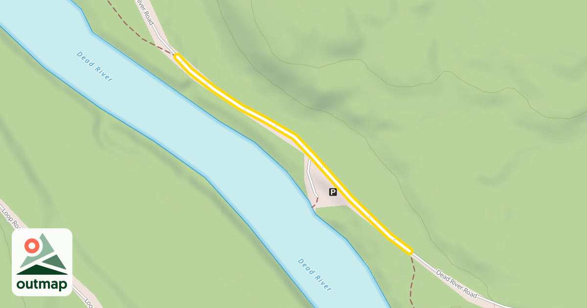 Map of Dead River Road