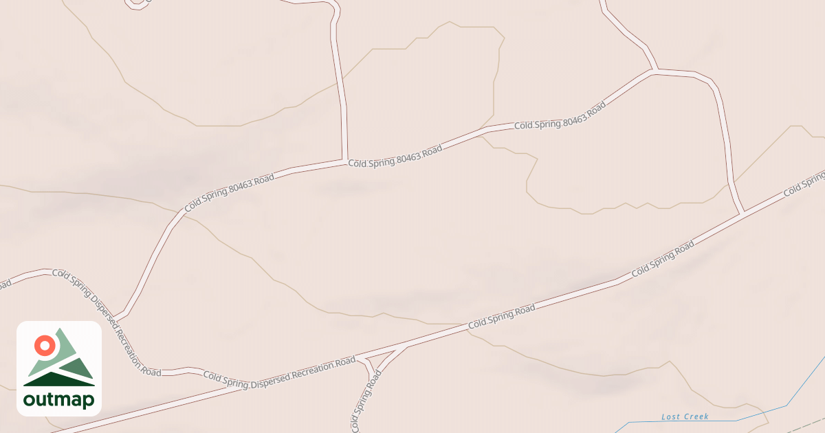 Map of COLD SPRING 80463