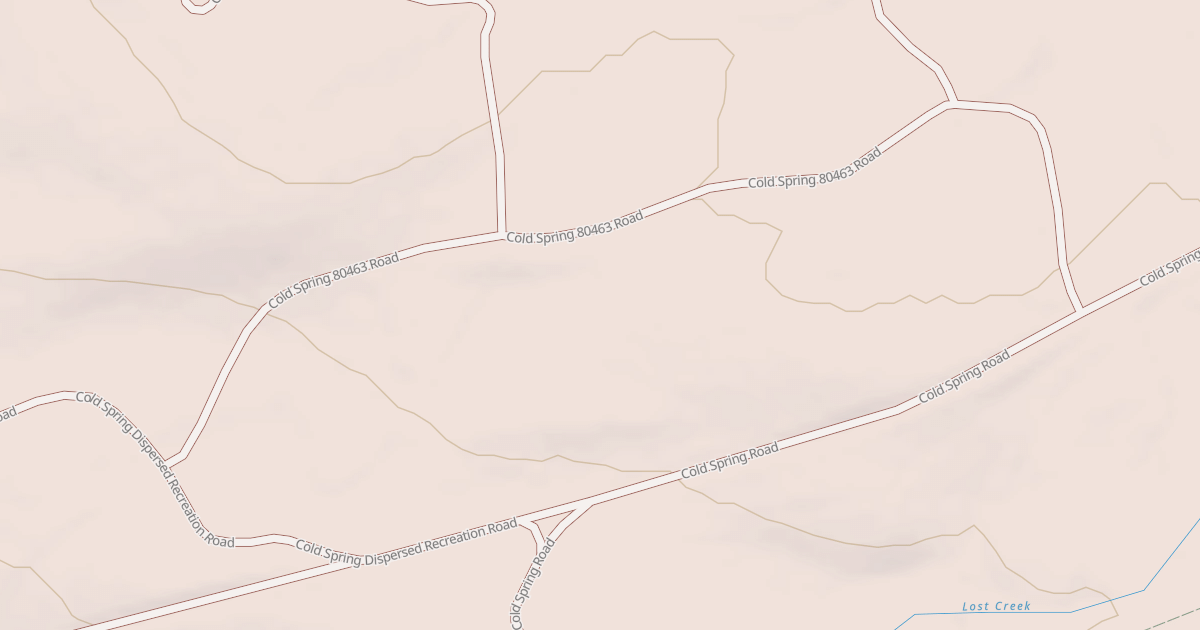 Map preview of COLD SPRING 80463