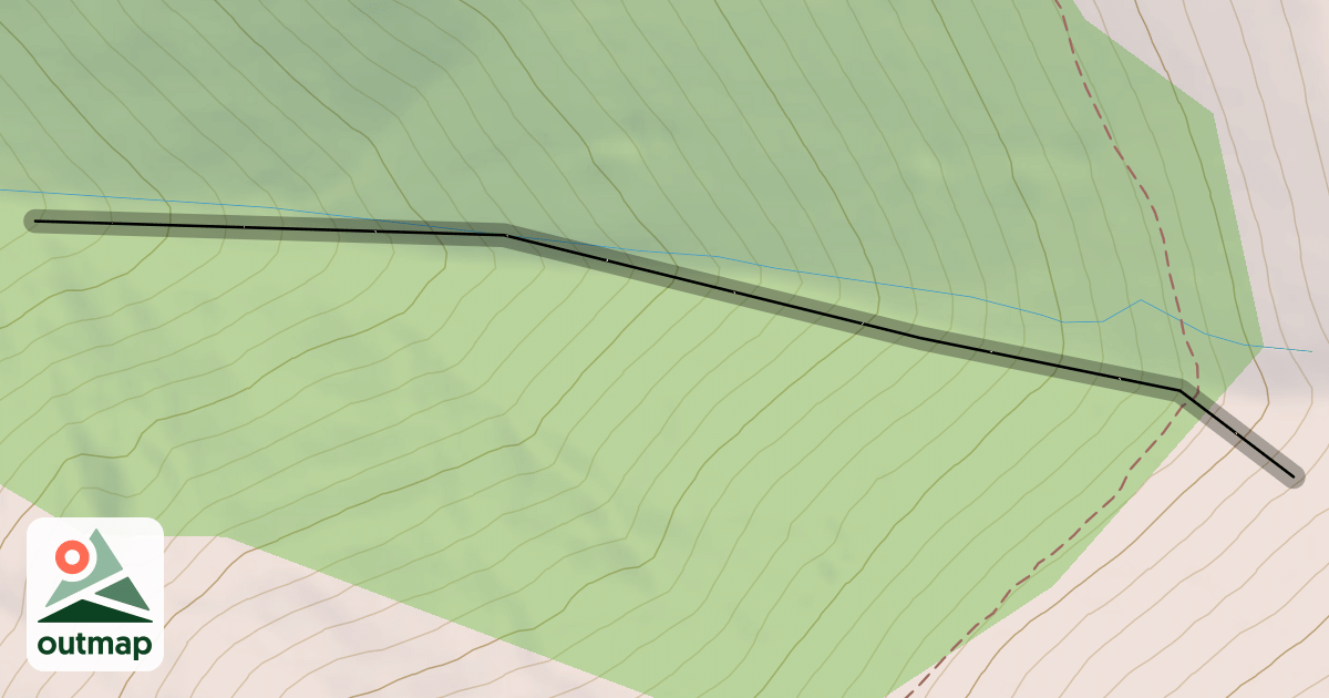 Map of Face Shot Gully