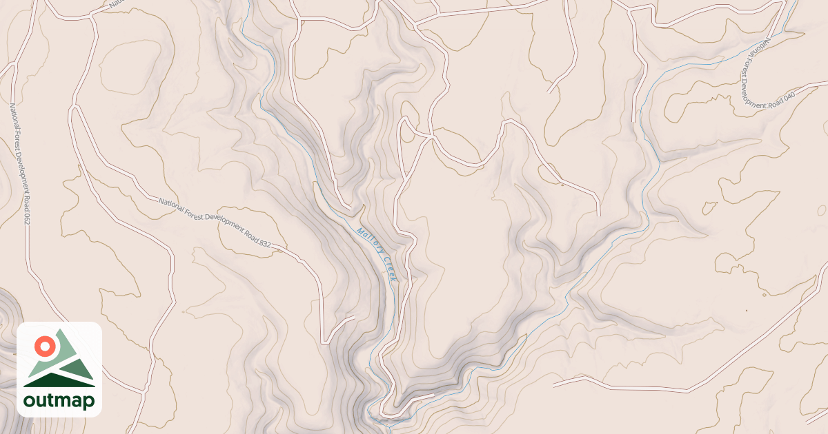 Map of USFS National Forest System Roads {634892CB-56EB-4F5F-9FC1-6ABCA33FEC8E}