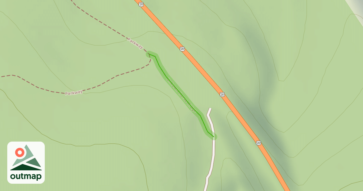 Map of Unkown Horse Ridge