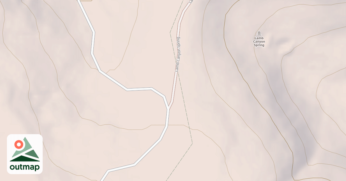 Map of LAMBS CANYON 4X4