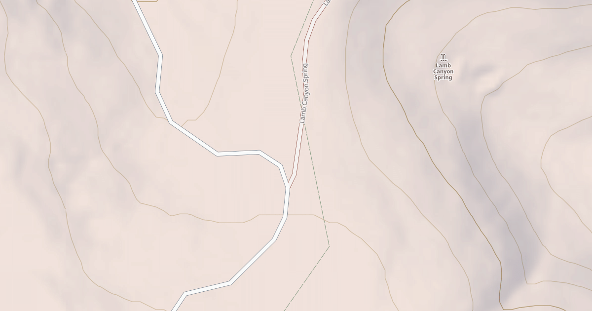 Map preview of LAMBS CANYON 4X4
