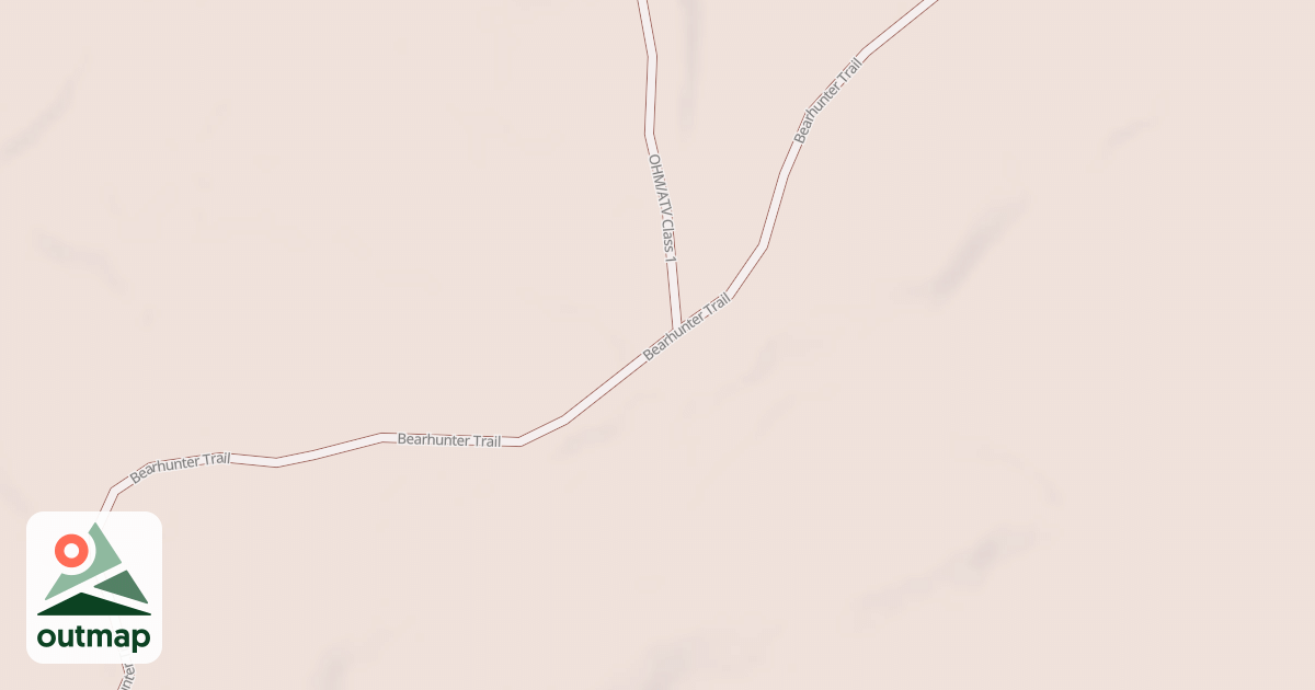 Map of Straight Arrows Trail