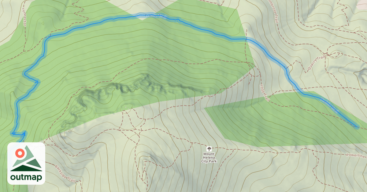 Map of Prairie Trail