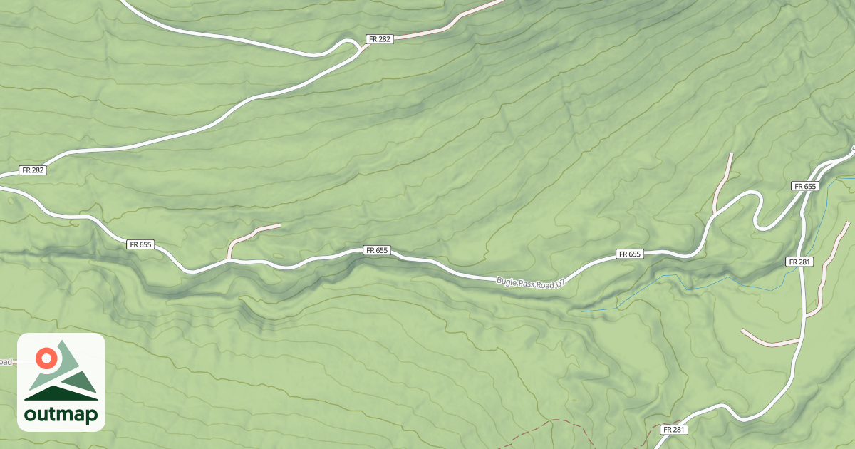 Map of BUGLE PASS D7