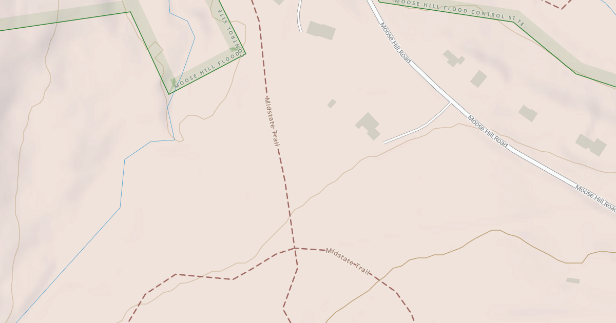 Map preview of Midstate Trail