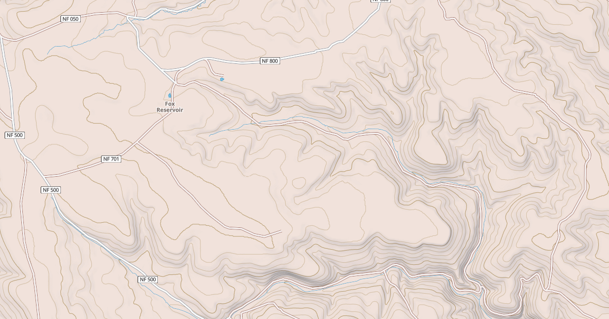 Map preview of USFS Motor Vehicle Use Map Roads {4EF7C446-B7A9-47FE-8C82-948ACE0A476C}