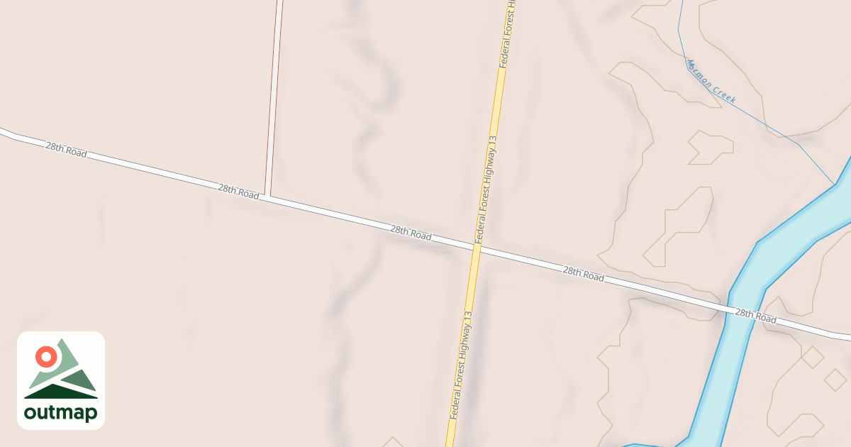 Map of Big Bay De Noc Snomo