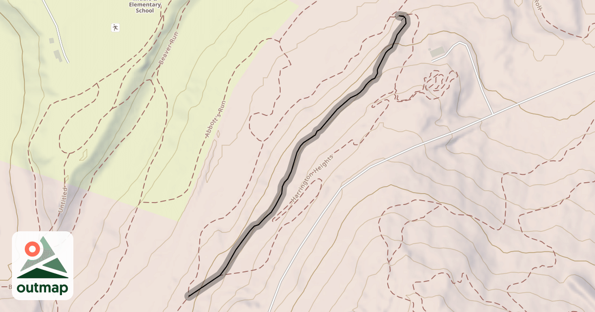 Map of Harrington Ridge