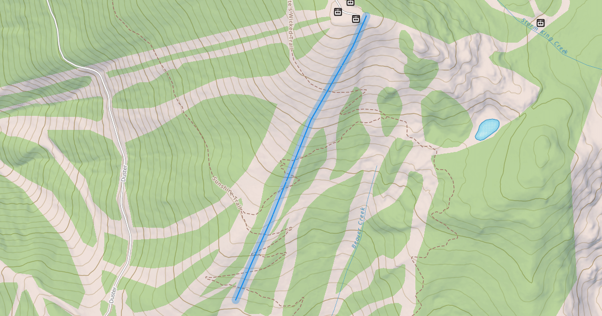 Map preview of Sunshine Lift Line