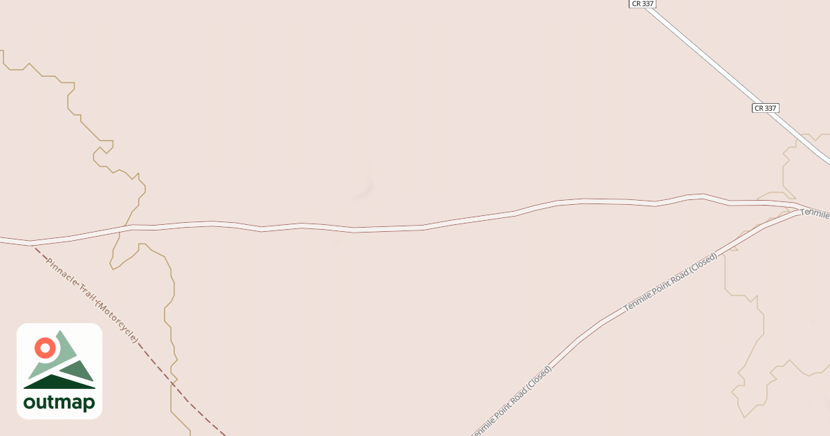 Map of 10mi Wash-10mi Point Cuttoff