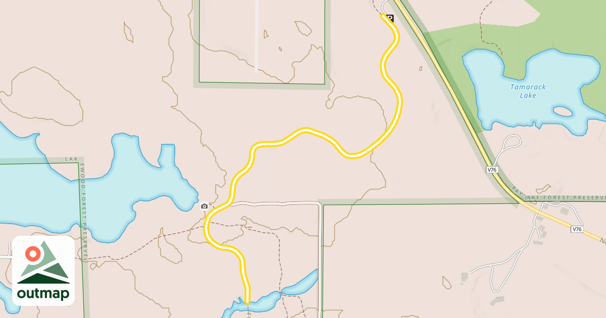 Map of Fort Hill Trail