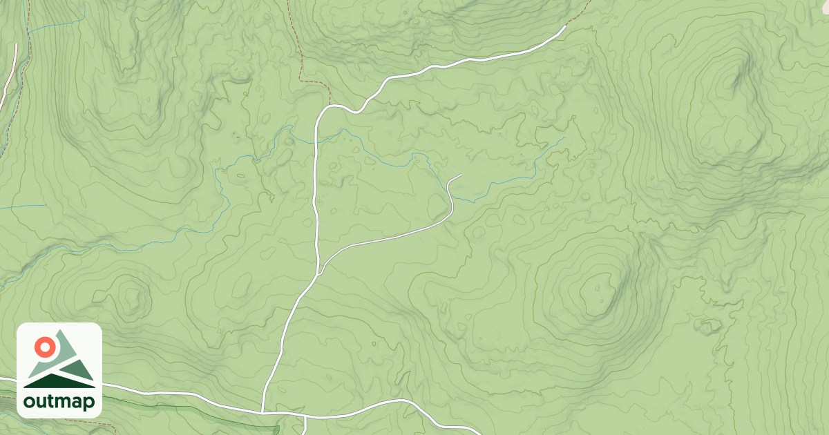 Map of BLACK BRANCH