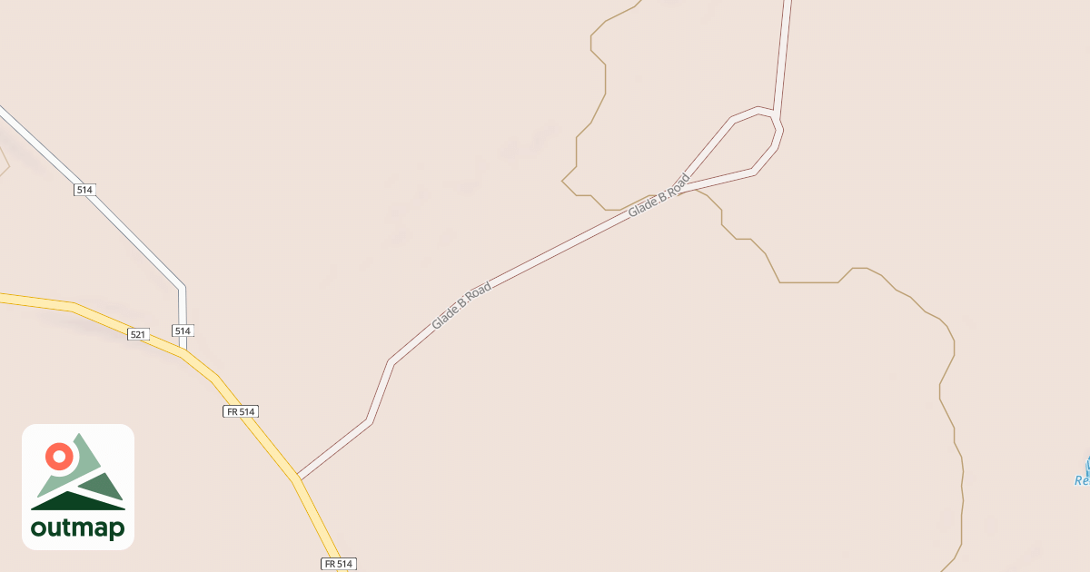 Map of GLADE B