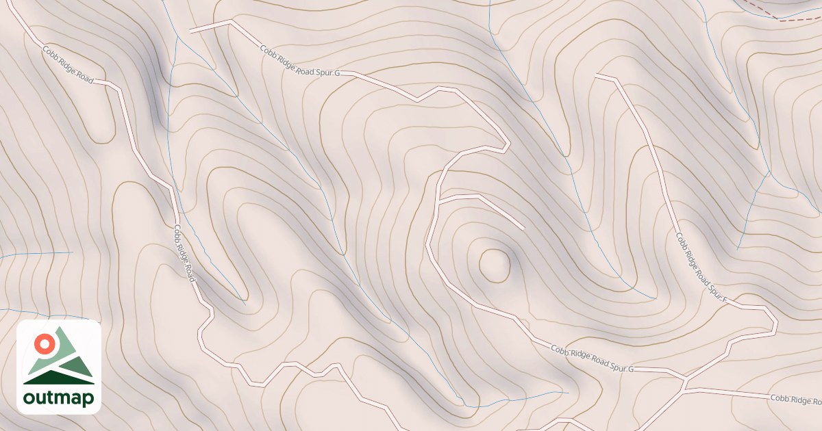 Map of COBB RIDGE