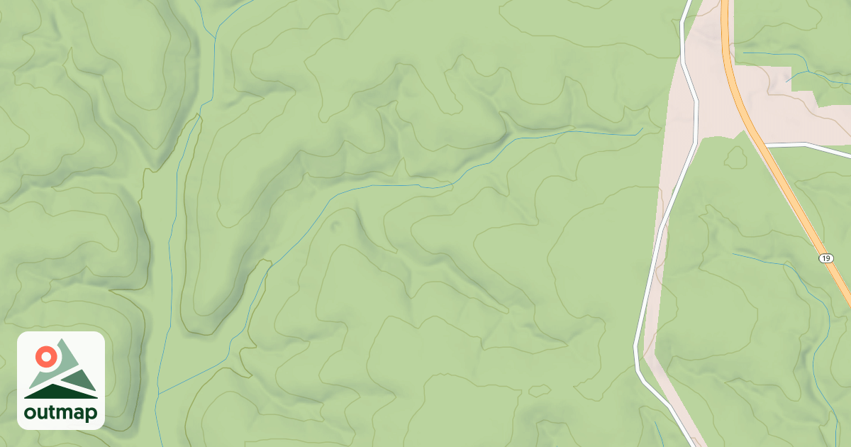 Map of POND HOLLOW SPUR B