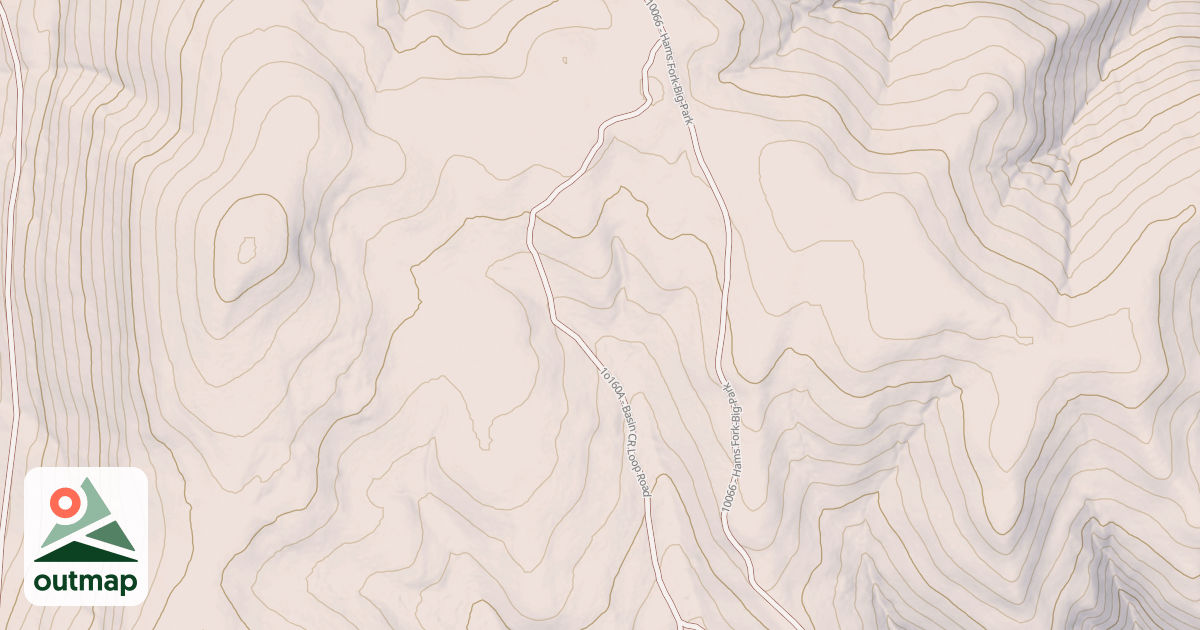Map of BASIN CR LOOP RD
