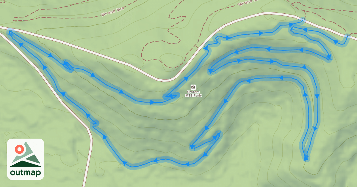 Map of Debs Track