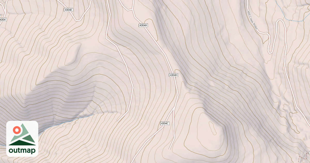Map of DEADMAN SOUTH ATV SPUR H
