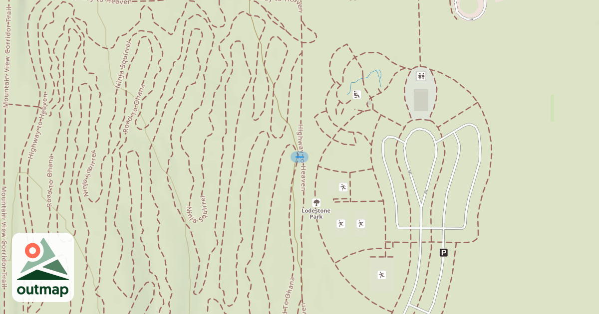 Map of Road To Ohana Trail