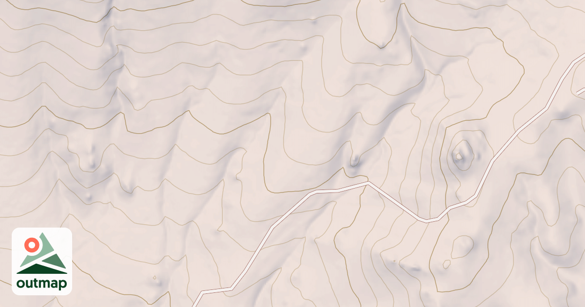 Map of BUTTERMILK CREEK SPUR B