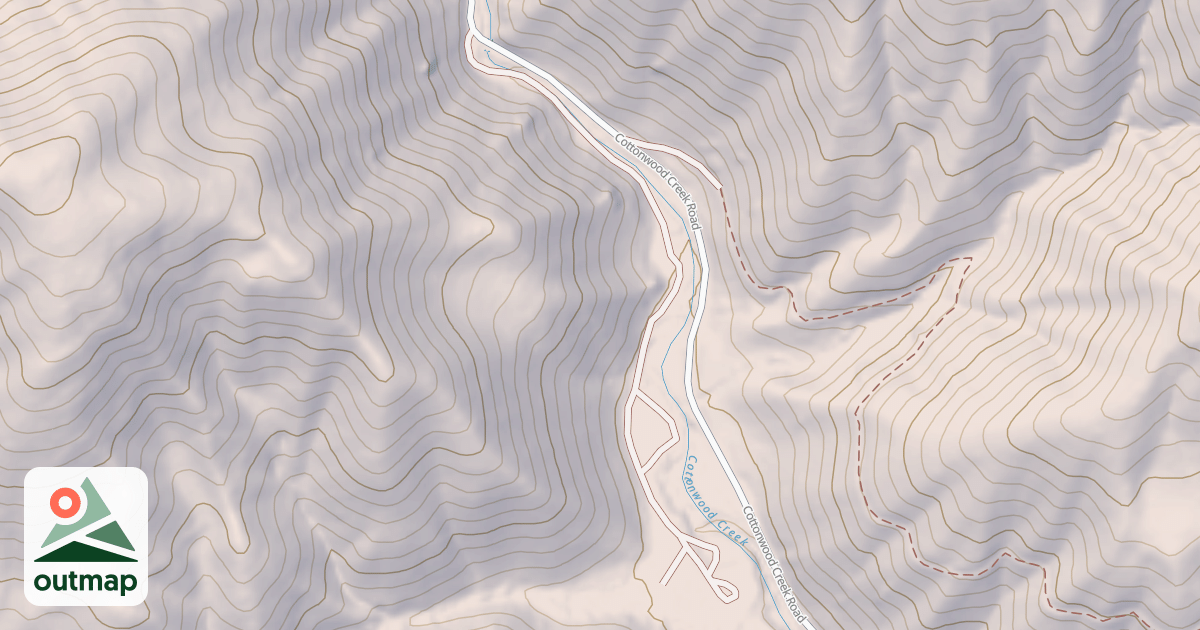 Map of COTTONWOOD CG