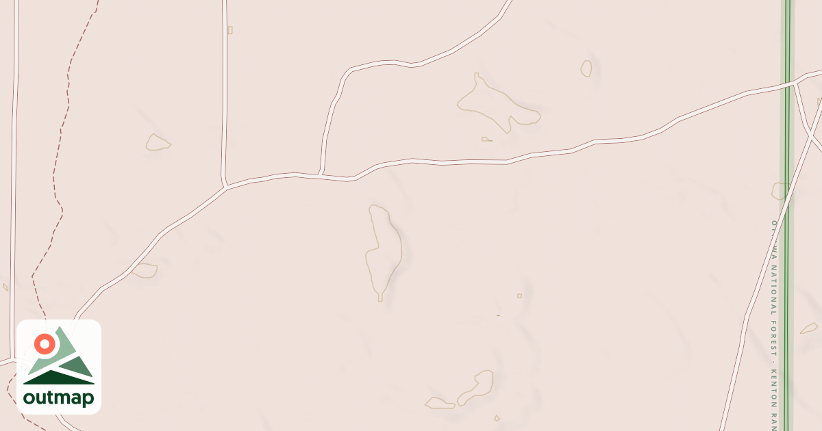 Map of Bessemer Snowmobile #8