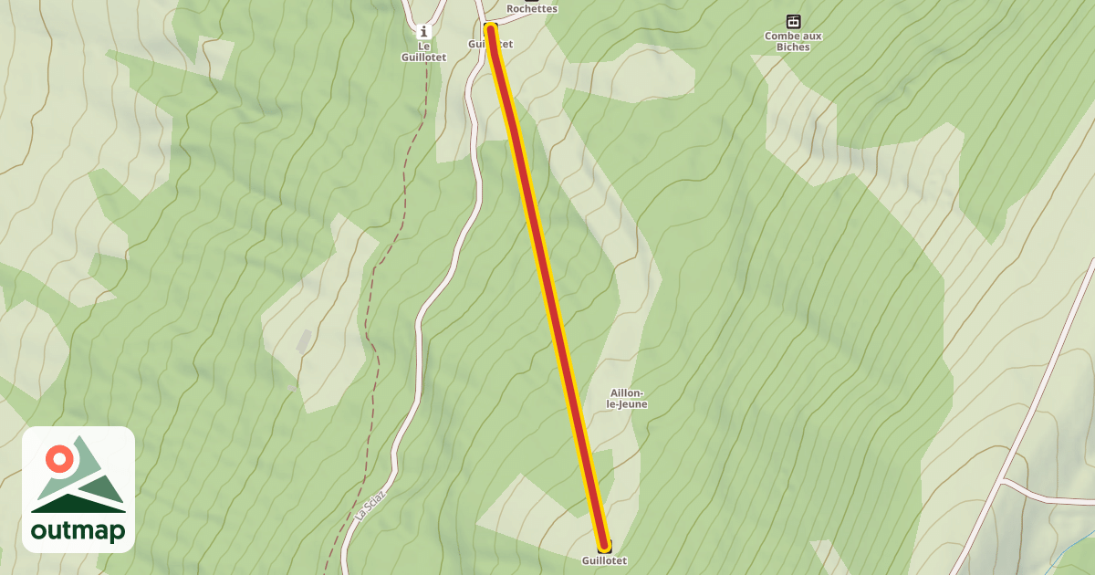 Map of Guillotet