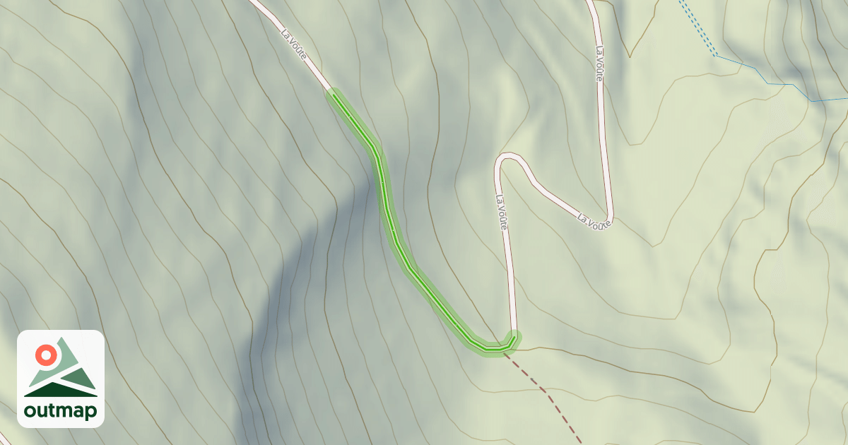 Map of Accès Thuit-Crêtes