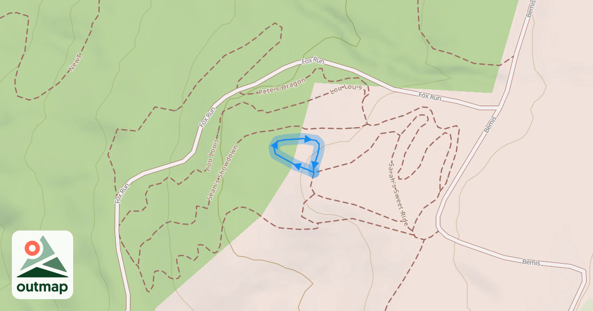 Map of Danny's Drop